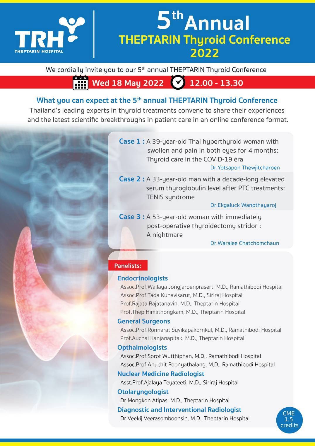 5th Theptarin Thyroid Conference ประจำปี 2565