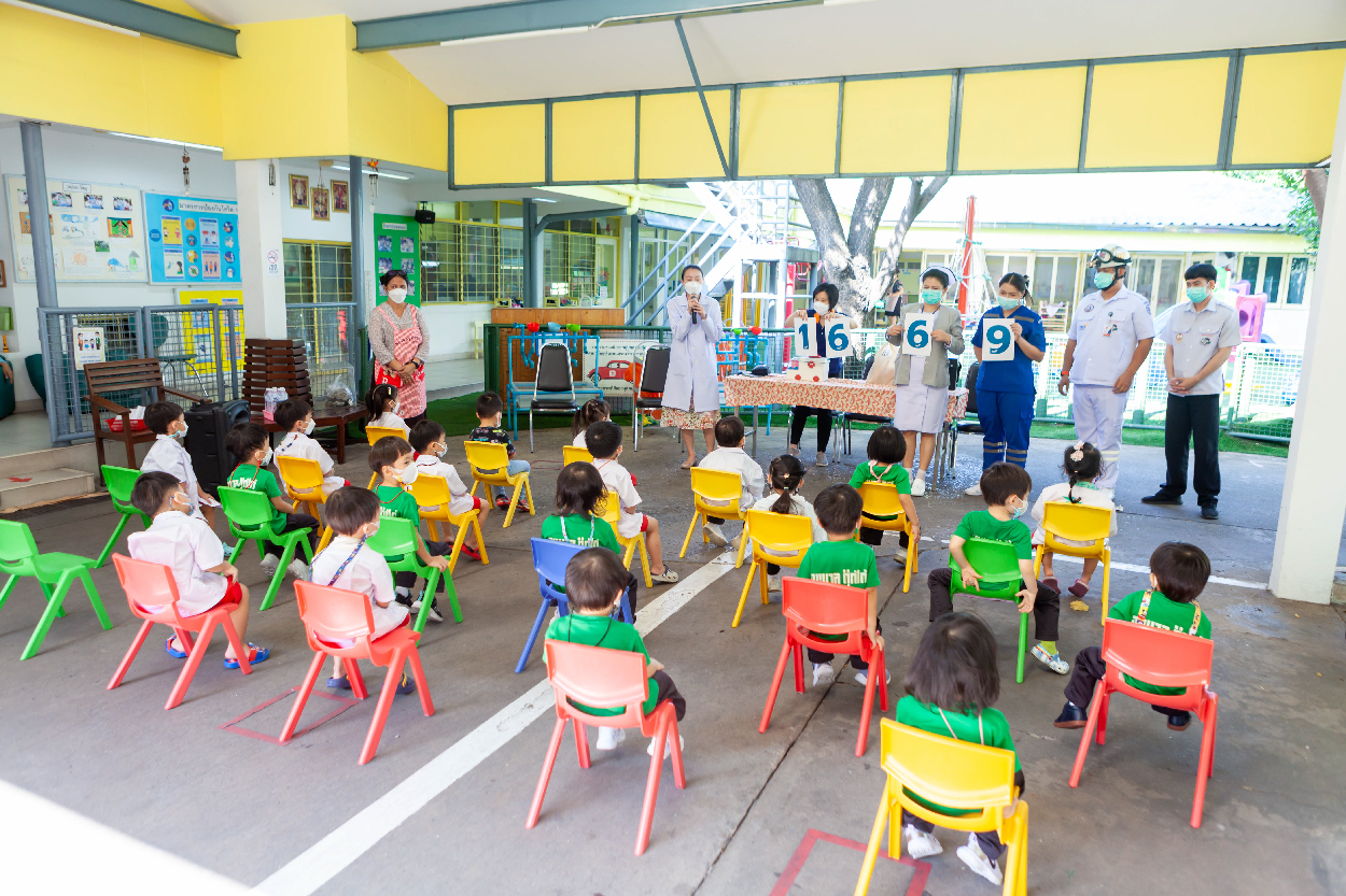 กิจกรรม project approach เรื่องรถพยาบาลกับเด็กๆ ระดับชั้นเตรียมอนุบาล โรงเรียนอนุบาลกุ๊กไก่ พระราม4