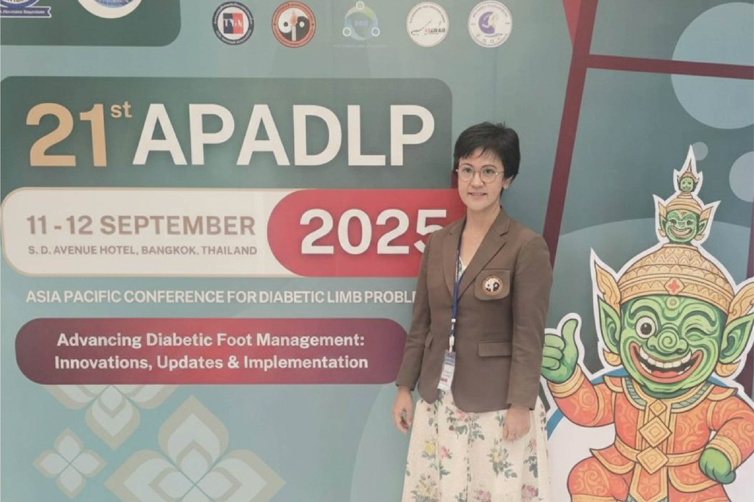 ผลงานวิจัยในงาน Asia Pacific Association for Diabetic Limb Problems 